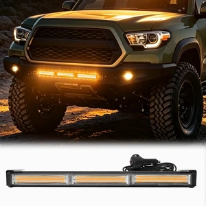 Universal LED Strobe Warning Light Bar 1224V 3Section Vehicle Emergency Light Universal LED Strobe Warning Light Bar 1224V 3Section Vehicle Emergency Light