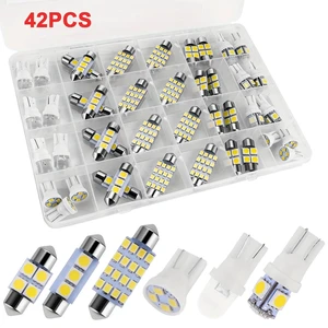 42PCS Interior LED Light Bulbs Combo - Map Dome Trunk License Plate 42PCS Interior LED Light Bulbs Combo - Map Dome Trunk License Plate