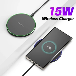 15W Aluminum Wireless Charging Stand, Lightweight & Portable for Android & iOS 15W Aluminum Wireless Charging Stand, Lightweight & Portable for Android & iOS