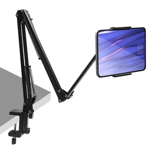 Extendable Metal Phone Tablet Stand - Cantilever Bracket Holder for Desk Use Extendable Metal Phone Tablet Stand - Cantilever Bracket Holder for Desk Use