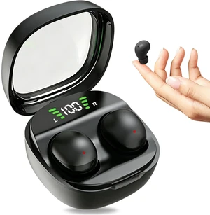 Bluetooth 5.4 Tiny Invisible Earbuds - Discreet Hidden Headphones for Sleep & Work, Black Bluetooth 5.4 Tiny Invisible Earbuds - Discreet Hidden Headphones for Sleep & Work, Black