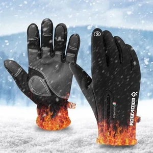 Winter Work Gloves Fleece Lined Warm Touch Screen Driving Gloves with Zipper Winter Work Gloves Fleece Lined Warm Touch Screen Driving Gloves with Zipper