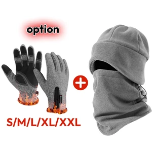 Warm Cycling Scarf Hat & Touchscreen Ski Gloves Set for Outdoor Winter Sports Warm Cycling Scarf Hat & Touchscreen Ski Gloves Set for Outdoor Winter Sports