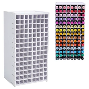120 Hole Artist Marker Storage Case - Portable Shell Organizer with Dividers 120 Hole Artist Marker Storage Case - Portable Shell Organizer with Dividers