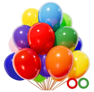 Rainbow Balloons 110 Pack 12 Inch Assorted Color Ballons Helium Latex Balloons for Birthday Wedding Party Balloons for Kid's-Multi. Rainbow Balloons 110 Pack 12 Inch Assorted Color Ballons Helium Latex Balloons for Birthday Wedding Party Balloons for Kid's-Multi.