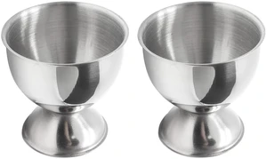 2Pcs Stainless Steel Egg Cup, 46x48mm Silver Boiled Egg Holder | Polished Rust-Proof Finish, Dishwasher Safe, Holds Soft And Hard Eggs, for Kitchen Dining Restaurant Hotel 2Pcs Stainless Steel Egg Cup, 46x48mm Silver Boiled Egg Holder | Polished Rust-Proof Finish, Dishwasher Safe, Holds Soft And Hard Eggs, for Kitchen Dining Restaurant Hotel