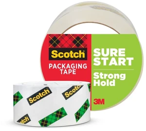 Scotch Sure Start Shipping Tape 1.88" x 54.6 yd 3" Core Clear 1 Roll (345) Scotch Sure Start Shipping Tape 1.88" x 54.6 yd 3" Core Clear 1 Roll (345)