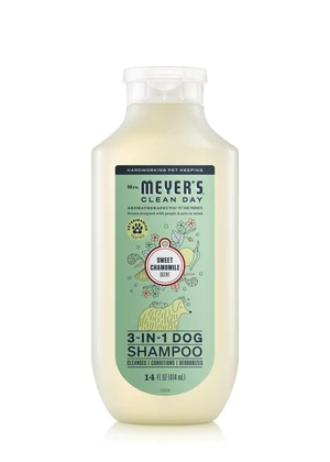 MRS. MEYER'S Clean Day 3-in-1 Dog Shampoo, Sweet Chamomile, 14oz MRS. MEYER'S Clean Day 3-in-1 Dog Shampoo, Sweet Chamomile, 14oz