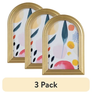 DesignOvation 4x6 Arch Gold Decorative Tabletop Picture Frame (3 Pack) DesignOvation 4x6 Arch Gold Decorative Tabletop Picture Frame (3 Pack)