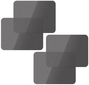 ZIMISI 4PCS Car Side Window Sunshade, Reusable & Washable Static Cling Film, UV Blocking Baby Car Window Shade, Privacy Protector Accessories ZIMISI 4PCS Car Side Window Sunshade, Reusable & Washable Static Cling Film, UV Blocking Baby Car Window Shade, Privacy Protector Accessories