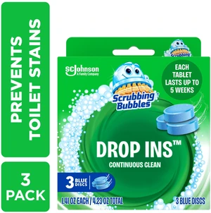 Scrubbing Bubbles Toilet Tablets Continuous Clean Toilet Drop Ins 3 Count Scrubbing Bubbles Toilet Tablets Continuous Clean Toilet Drop Ins 3 Count