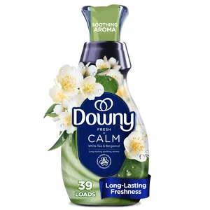 Downy Calm Liquid Fabric Softener, White Tea and Bergamot Scent, 26 fl oz, 39 Loads Downy Calm Liquid Fabric Softener, White Tea and Bergamot Scent, 26 fl oz, 39 Loads
