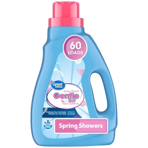 Great Value Gentle Soft Fabric Softener, Spring Showers, 44fl oz, 60Loads, Compare to Downy Great Value Gentle Soft Fabric Softener, Spring Showers, 44fl oz, 60Loads, Compare to Downy