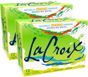 LaCroix Mango Sparkling Water, 12 oz Cans, 24 Count (2 Packs of 12) LaCroix Mango Sparkling Water, 12 oz Cans, 24 Count (2 Packs of 12)