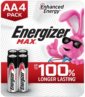 Energizer MAX AA Alkaline Batteries (4 Pack) Energizer MAX AA Alkaline Batteries (4 Pack)