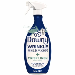 Downy Wrinkle Releaser 33.8 fl oz Crisp Linen Scent Fabric Refresher Spray Downy Wrinkle Releaser 33.8 fl oz Crisp Linen Scent Fabric Refresher Spray