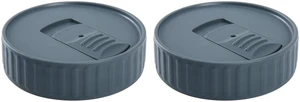 Mainstays BPA-Free Plastic Drinking Mason Jar Lids, Dishwasher Safe, Gray Mainstays BPA-Free Plastic Drinking Mason Jar Lids, Dishwasher Safe, Gray