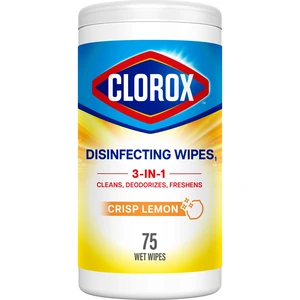 Clorox Disinfecting Wipes Limited Edition Back to School, Bleach Free, Crisp Lemon, 75 Count Clorox Disinfecting Wipes Limited Edition Back to School, Bleach Free, Crisp Lemon, 75 Count