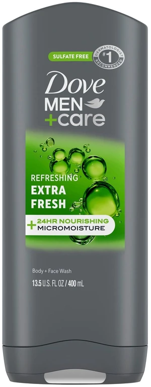 Dove Men+Care Body and Face Wash, 13.5 fl oz, Refreshing Extra Fresh with 24-Hour Nourishing Micromoisture Technology Dove Men+Care Body and Face Wash, 13.5 fl oz, Refreshing Extra Fresh with 24-Hour Nourishing Micromoisture Technology