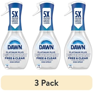 Dawn Powerwash Spray Dish Soap Free & Clear 3 Pack with 1 Starter Kit 16 Fl Oz Dawn Powerwash Spray Dish Soap Free & Clear 3 Pack with 1 Starter Kit 16 Fl Oz