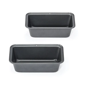 Mainstays 2-Pack Nonstick Mini Loaf Pans, 5.7 in W x 3 in D x 2 in H Mainstays 2-Pack Nonstick Mini Loaf Pans, 5.7 in W x 3 in D x 2 in H