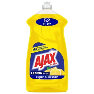 Ajax Ultra Liquid Dish Soap, Super Degreaser, Mess-Free, Easy-Flip Cap, Lemon Scent, 52 Fl Oz Ajax Ultra Liquid Dish Soap, Super Degreaser, Mess-Free, Easy-Flip Cap, Lemon Scent, 52 Fl Oz