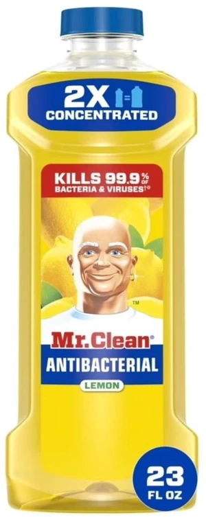 Mr. Clean All Purpose Floor Cleaner, Lemon, Anti-Bacterial, 23fl oz Mr. Clean All Purpose Floor Cleaner, Lemon, Anti-Bacterial, 23fl oz