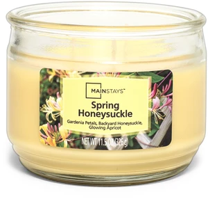 Mainstays 3-Wick Spring Honeysuckle Scented Glass Jar Candle, 11.5oz Mainstays 3-Wick Spring Honeysuckle Scented Glass Jar Candle, 11.5oz