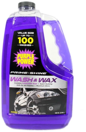 Purple Power Wash & Wax 100oz Automotive Cleaner with Carnauba Wax Purple Power Wash & Wax 100oz Automotive Cleaner with Carnauba Wax