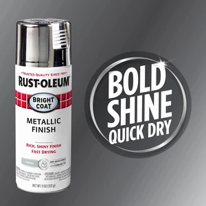 Rust-Oleum 7718830 Stops Rust Bright Coat Metallic Spray Paint Chrome, 11 oz Rust-Oleum 7718830 Stops Rust Bright Coat Metallic Spray Paint Chrome, 11 oz