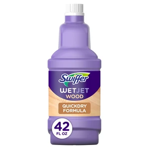 Swiffer Wet Jet Wood Solution Refill, Unscented, 1x42.2fl oz Swiffer Wet Jet Wood Solution Refill, Unscented, 1x42.2fl oz