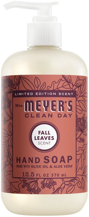 Mrs. Meyer's Clean Day Hand Soap, Fall Leaves Scent, 12.5 Fl Oz Mrs. Meyer's Clean Day Hand Soap, Fall Leaves Scent, 12.5 Fl Oz