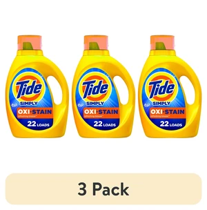 Tide Simply Oxi Boost + Ultra Stain Release Refreshing Breeze (3 Pack) 22 Loads 31 fl oz Tide Simply Oxi Boost + Ultra Stain Release Refreshing Breeze (3 Pack) 22 Loads 31 fl oz