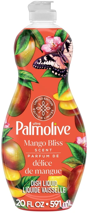Palmolive Ultra Strength Liquid Dish Soap, 20 fl oz Bottle, Limited Edition Mango Bliss Scent Palmolive Ultra Strength Liquid Dish Soap, 20 fl oz Bottle, Limited Edition Mango Bliss Scent