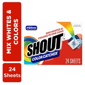 Shout Color Catcher Dye-Trapping Laundry Sheets, 24Sheets Shout Color Catcher Dye-Trapping Laundry Sheets, 24Sheets