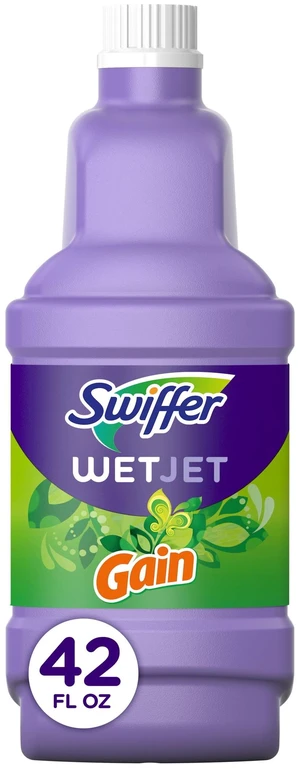 Swiffer Wet Jet Solution Refill, Gain, 1 x 42.2 fl oz Swiffer Wet Jet Solution Refill, Gain, 1 x 42.2 fl oz