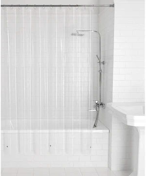 Mainstays PEVA Shower Liner, 70x71in, Clear Mainstays PEVA Shower Liner, 70x71in, Clear