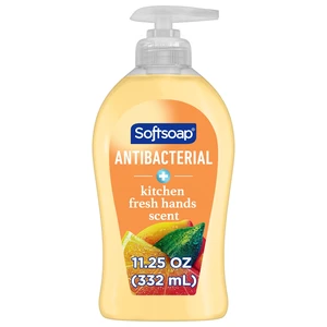 Softsoap Antibacterial Hand Soap, 11.25 fl oz, Eliminates 99% of Bacteria, Kitchen Fresh Hands Scent Softsoap Antibacterial Hand Soap, 11.25 fl oz, Eliminates 99% of Bacteria, Kitchen Fresh Hands Scent