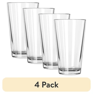 Mainstays Clear Pint Glass, 16 oz, 4-Pack Mainstays Clear Pint Glass, 16 oz, 4-Pack