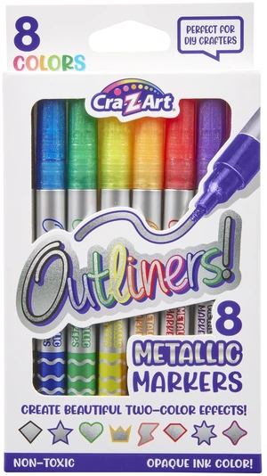 Cra-Z-Art 8ct Outliner Metallic Markers Cra-Z-Art 8ct Outliner Metallic Markers