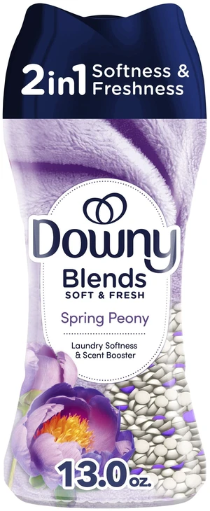 Downy Blends Soft & Fresh Spring Peony In-Wash Laundry Scent Booster Beads, 13oz Downy Blends Soft & Fresh Spring Peony In-Wash Laundry Scent Booster Beads, 13oz