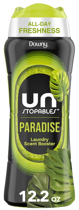 Downy Unstopables In-Wash Scent Booster Laundry Beads, Paradise Scent, 12.2 oz Downy Unstopables In-Wash Scent Booster Laundry Beads, Paradise Scent, 12.2 oz