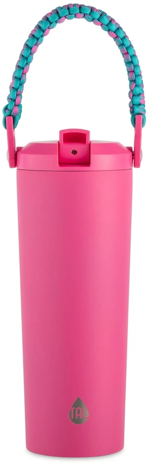 TAL Hudson 24oz Stainless Steel Paracord Handle Water Bottle, Pink TAL Hudson 24oz Stainless Steel Paracord Handle Water Bottle, Pink