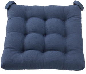 Mainstays Textured Chair Seat Pad Cushion, Navy, 1-Piece, 15.5 x 16 in Mainstays Textured Chair Seat Pad Cushion, Navy, 1-Piece, 15.5 x 16 in