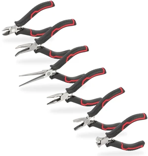 Hyper Tough 6-Piece Mini Pliers Set with Soft Grip Handles, Gift for Mom Hyper Tough 6-Piece Mini Pliers Set with Soft Grip Handles, Gift for Mom