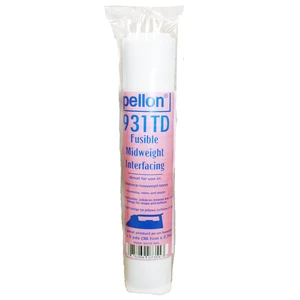 Pellon 931TD Midweight Fusible Fabric Stabilizer White 15" x 3 Yards Precut Package Pellon 931TD Midweight Fusible Fabric Stabilizer White 15" x 3 Yards Precut Package