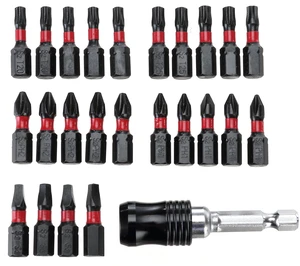 Hyper Tough 25-Piece 1" Impact-Rated Screwdriver Bit Set Hyper Tough 25-Piece 1" Impact-Rated Screwdriver Bit Set