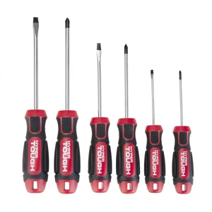 Hyper Tough 6-Piece Slotted and Phillips Screwdriver Set Hyper Tough 6-Piece Slotted and Phillips Screwdriver Set