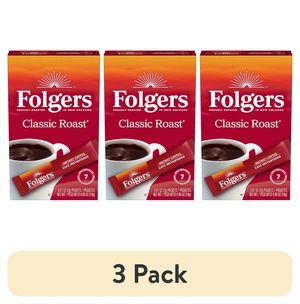 3 Pack Folgers Classic Roast Instant Coffee Single Serve Packets 3 Pack Folgers Classic Roast Instant Coffee Single Serve Packets