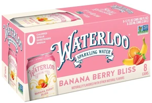 Waterloo Sparkling Water Banana Berry Punch 12 fl oz 8 Pack Waterloo Sparkling Water Banana Berry Punch 12 fl oz 8 Pack